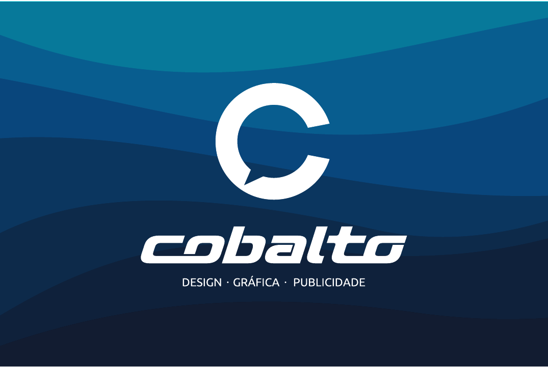 Frente do cartão de visita da Cobalto